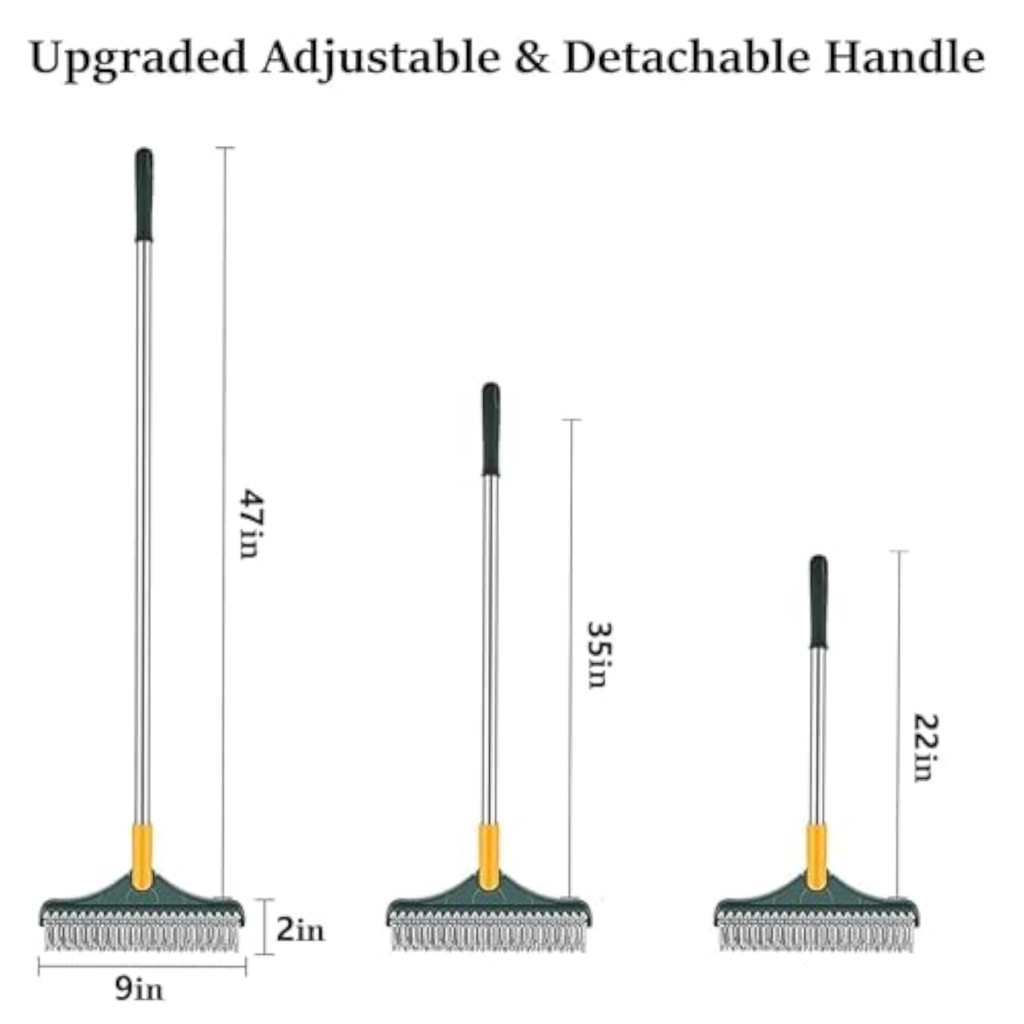 3 in 1 Bathroom Cleaning Brush with Wiper